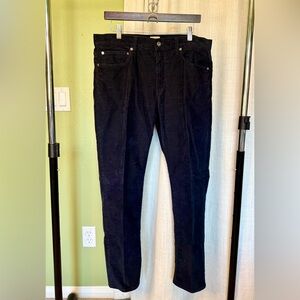 🦋JCREW NWOT Men's Black 770 navy blue Corduroy Pants. Size 34/30. MPANTS04.
